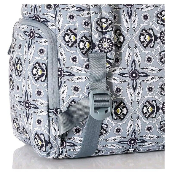 Vera Bradley Women's Cotton Utility Backpack Plaza Tile - Recycled Cotton NEW - Picture 5 of 6